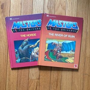 Vintage Masters of the Universe books